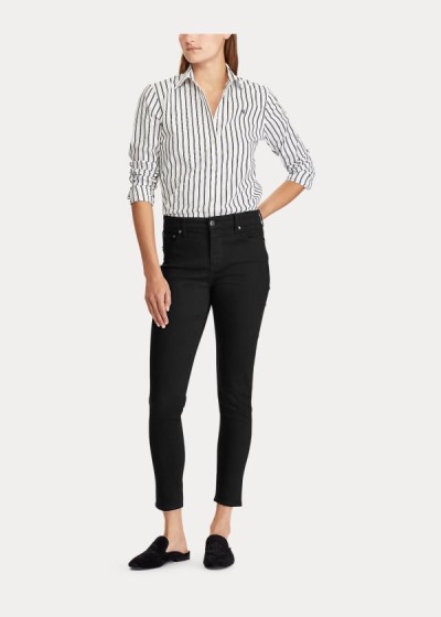 Calças De Ganga Ralph Lauren Premier Skinny Ankle Mulher 67924-EXRI